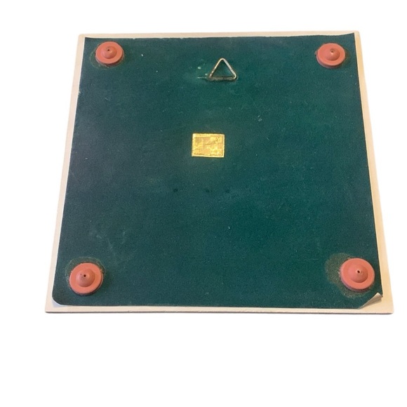 Vintage Holt Howard Ceramic Tile Trivet Hot Plate Renaissance Drummer Lot Of 2 - Picture 5 of 10